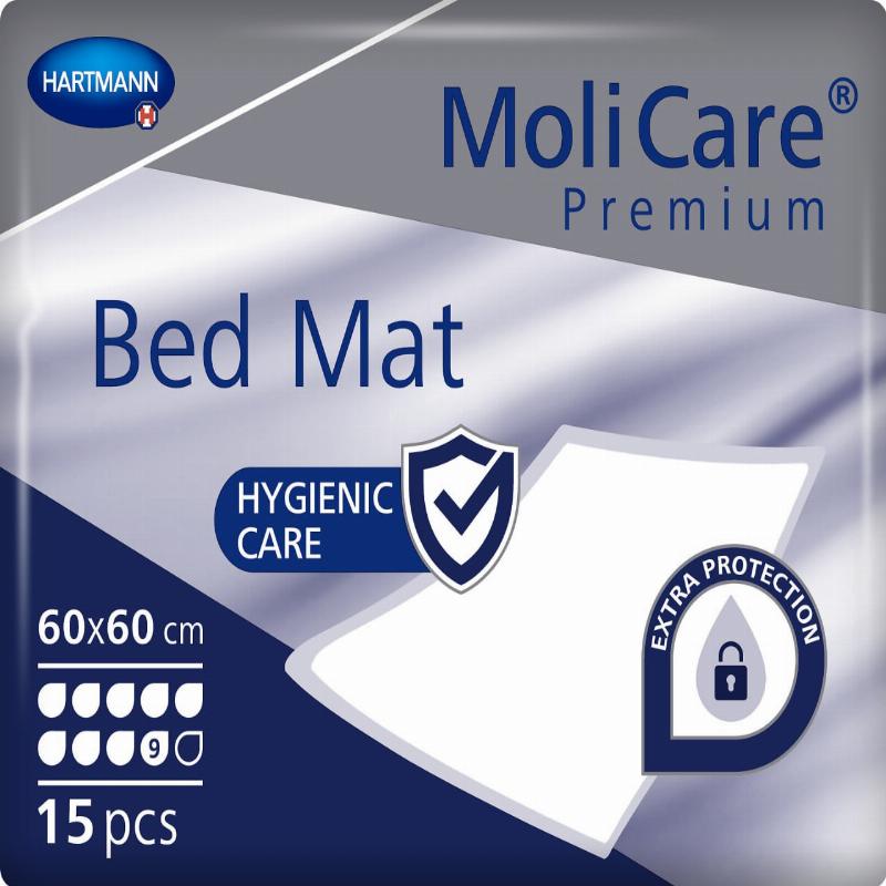 Пелюшка поглинаюча гігієнічна MoliCare® Premium Bed Mat 9 крапель 60x60 см 15шт